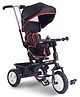 Baybee Mario Plug & Play Tricycle With Canopy Rubber Wheels Parental Control & Storage Basket - Black