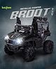 Baybee Broot Electric Rechargeable Battery Operated Jeep Car for Kids with LED Light -  Remote Control & Music - Painted Black