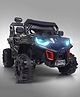 Baybee Roger Electric Rechargeable Battery Operated Jeep Car for Kids with LED Light Remote Control & Music - Painted Black
