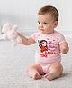 KNITROOT Navratri Theme Half Sleeves Aee Haloo Its Garba Time Printed Onesie - Pink
