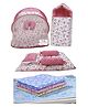 Fareto New Born Baby Fullset with Plastic - Pink