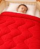 Fareto Microfibre Blanket Lightweight - Ruby Red & Brown