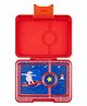 Yumbox 3 compartment Snack Bento Box with Polar Bear Tray - Red