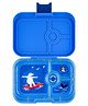 Yumbox 4 compartment Panino Bento Box with Polar bear Tray - Blue