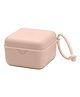 BIBS Pacifier Box with Elastic Strap - Pink