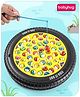Babyhug Tyre Musical Fish Catching Game With Rotating Board 45 Fishes- Multicolour