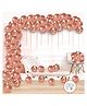Zyozi Rose Gold Balloons & Arch Kit for Birthday Party Decorations - Pack of 51