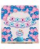Zyozi Baby Shower Decorations Combo with Banner Balloons Cake Topper Blue  Pink - Pack Of 27