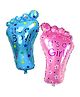 Zyozi Baby Shower Decorations Baby Shower Foil Balloons Pink & Blue - Pack Of 2