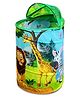 FunBlast Zoo Animal Print Foldable Multipurpose Storage Bag - Multicolour