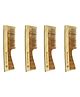 Clan Earth Neem Wood Comb with Handle - Pack of 4