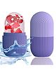 Luvlittle Ice Face Roller Silicone Facial Cube for Eyes Neck Massage Remove Dark Circle Pore Shrink Face Beauty Skin Care Ice Mould Kitchen Tools ( Colour May Vary )