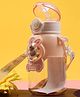 Luvlittle Round Straw Sipper with Carrying Strap Pink -650 ml