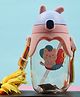 LuvLittle Round Straw Sipper with Carrying Strap Pink - 460 ml
