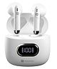 Portronics Harmonics Twins S9 True Wireless in Ear Earbuds with Upto 30H Playtime Bluetooth v5.3 Balanced Bass Digital Display-White