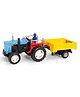 Centy Pullback Toy Tractor With Trolley (Color  May Vary)