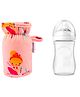 Mittenbooty Baby Broad Neck Bottle Cover for  feeding Bottle upto 150ml Princess print Pink