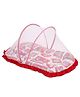 Mee Mee Pink Mattress Set With Mosquito Net Anchor Print - Red