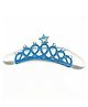 Babymoon Glitering Rhinestone Crown Tiara Headband - Blue