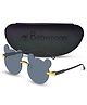 Babymoon Bear Shaped Detailed Rimless Sunglasses - Grey