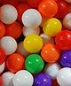 EEVOVEE  75pcs Kids Plastic Pool Balls Non Toxic Safe & Soft Ball Pit Balls 8 cm - Multi Color