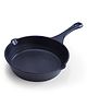Wonderchef Forza Pre Seasoned 19 cm Cast Iron Fry Pan - Black