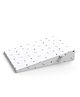 Cherilo Standard Elevated Wedge Pillow Triangle Design - White