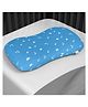 Cherilo Contour Shaped Memory Foam Pillow Royal Star Pattern - Blue
