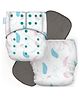 Cherilo Leakproof Washable Baby Diaper - ( 1 Feather Soft Pattern Diaper with 1 Insert)