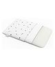 Cherilo Memory Foam Pillow for Kids Fancy Triangles Pattern - White