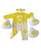 Babymoon Set Of 5   Omlet Sunday Feast Theme Costume Prop Set - Yellow