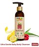 Herby Angel Ultra Gentle Baby Body Cleanser | Organic Body Wash with Kapitha, Badara & Aloe Vera for Kids & Babies 200ml