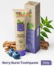Herby Angel Berry Burst Baby Toothpaste with Meswak, Neem & Khadira Organic Ingredients Healthy Gums Refreshing Breath - 100 g