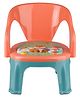 Nabhya Baby Chair Soft Cushion & Sound Whistle for Kids (Orange)