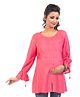 Kriti Long Sleeves Maternity Nursing Top - Pink