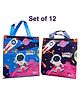 Asera Space Theme Carry Bags Return Gifts for Birthday for Kids Pack of 12- Multicolor