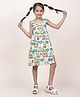 Jilmil Girl's Long Drive Printed Dress - Multi-Color