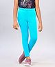 Zion Solid Leggings - Turquoise Blue