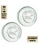 KARBD Cricket Leather Ball 4 Piece 30 to 40 Overs  Pack of 2- Academy White