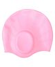 KARBD Ear Cover Hair Protection Silicone Swimming Cap Universal Size - Light Pink