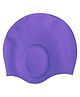 KARBD Ear Cover Hair Protection Silicone Swimming Cap Universal Size - Purple