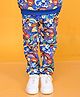 Anthrilo  Fleece Animal Printed Joggers - Blue