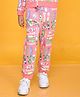 Anthrilo Skateboard Printed Fleece Joggers - Pink