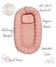 Baby Jalebi Sleep Cloud Baby Sleeping Nest Bed Bedding Gift With Pillow Newborns & Infants -Pink