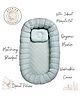 Baby Jalebi Sleep Cloud Baby Sleeping Nest Bed Bedding Gift With Pillow Newborns & Infants -Aqua