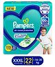 Pampers All round Protection Pants, Extra Extra Extra Large size baby diapers (XXXL) 22 Count, 16-30 kg, Anti-rash blanket, 360 degree Lotion with Aloe Vera