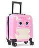 Polo Class Trolley Bag Cat Print Pink - 18 Inch