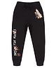 Plum Tree  Break The Rules Text Printed Jogger  Pant - Black
