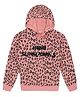 Plum Tree Full Sleeves Reversible Sequin I Have Super Power Text Printed Hooded Sweatshirt - Pink