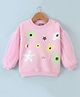 Little Kangaroos Drop Shoulder Full Sleeves Party Top with Floral Print - Light Pink